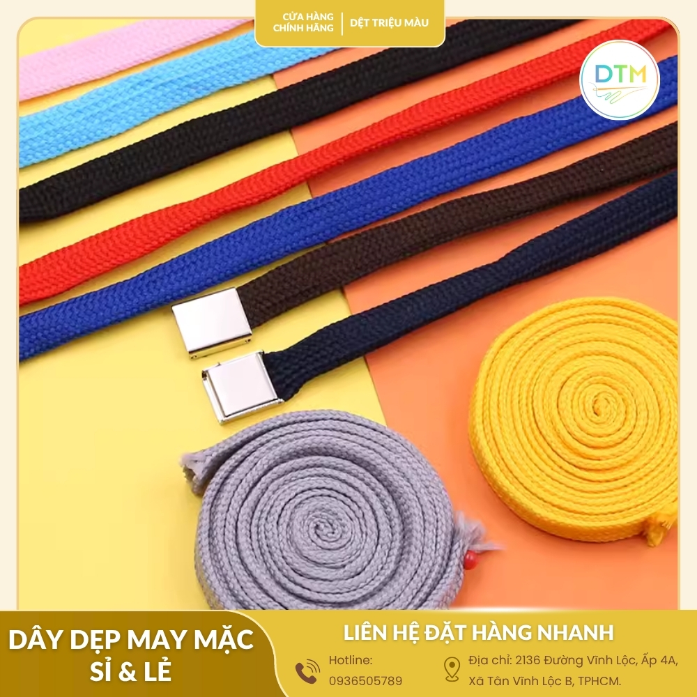 Dây thun dẹp cao cấp – độ đàn hồi vượt trội, mềm mại khi mặc.