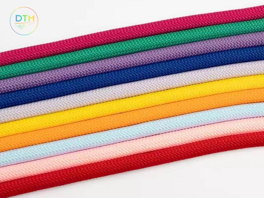 Dây rút cotton dùng cho áo khoác, áo hoodie, thiết kế thời trang với dải màu tươi sáng, không phai.